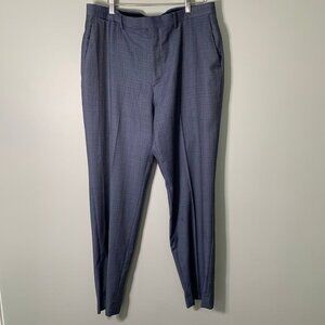 Banana Republic 34x32 standard fit men's plaid detail wool dress pants‎